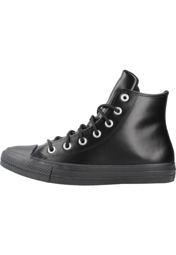 Tenisówki Converse Model Chuck Taylor All Star Leather Kolor Czarny. Kolor: czarny. Materiał: tkanina, skóra