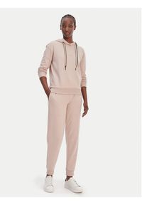 BOSS Bluza CP Stripe 50524760 Beżowy Regular Fit. Kolor: beżowy. Materiał: lyocell, bawełna #4