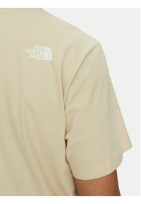 The North Face T-Shirt Mountain Line NF0A87NT Beżowy Regular Fit. Kolor: beżowy. Materiał: bawełna #8
