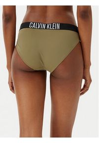 Calvin Klein Swimwear Dół od bikini KW0KW02856 Zielony. Kolor: zielony. Materiał: syntetyk