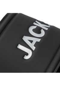 Jack & Jones - Jack&Jones Klapki Jfwlarry 12184277 Czarny. Kolor: czarny. Materiał: skóra
