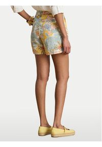 Lauren Ralph Lauren - LAUREN RALPH LAUREN Szorty materiałowe 200P10134001 Kolorowy Relaxed Fit. Materiał: len. Wzór: kolorowy #4