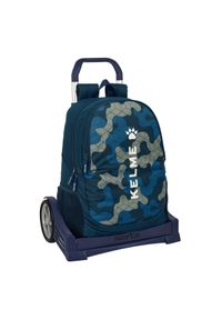 Torba szkolna z kółkami Kelme Epic Granatowy. Kolor: niebieski #1