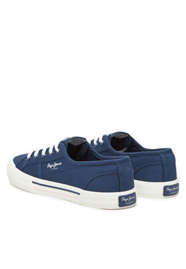 Pepe Jeans Tenisówki Brady Basic W PLS31287 Niebieski. Kolor: niebieski. Materiał: materiał