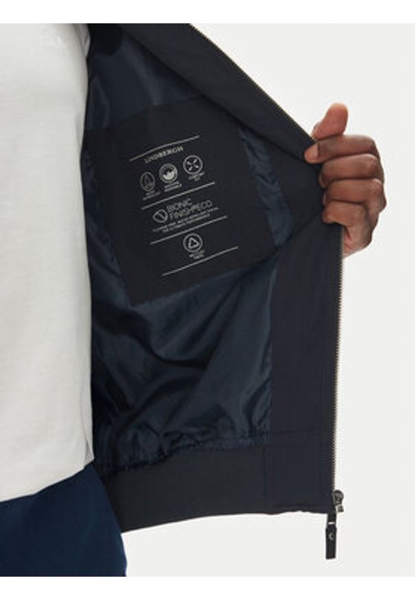Lindbergh Kurtka bomber 30-301136 Granatowy Regular Fit. Kolor: niebieski. Materiał: syntetyk