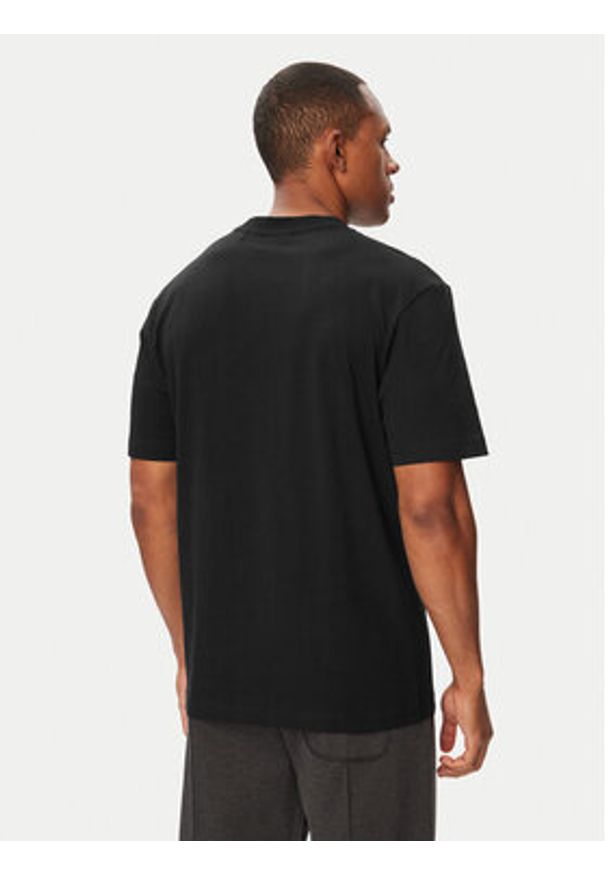 Hugo - HUGO T-Shirt Darise 50563436 Czarny Relaxed Fit. Kolor: czarny. Materiał: bawełna