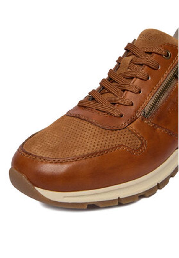 Rieker Sneakersy B0505-24 Brązowy. Kolor: brązowy. Materiał: skóra