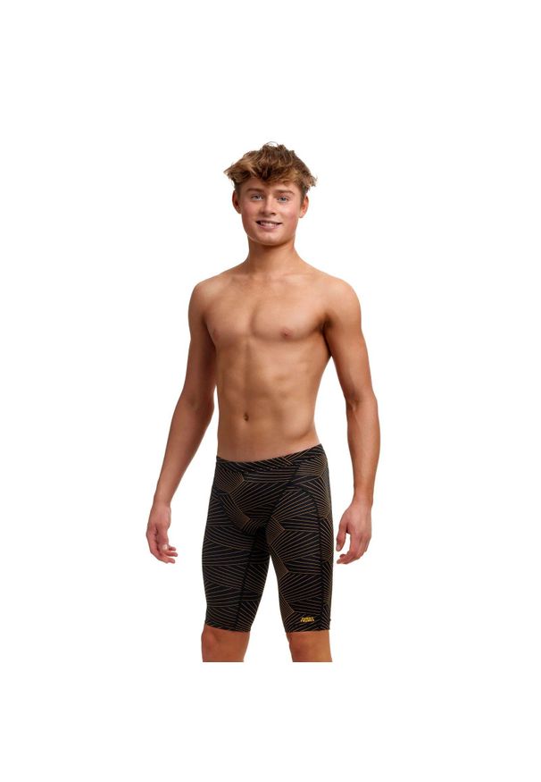 FUNKY TRUNKS - Kąpielówki spodenki na basen chłopięce Funky Trunks Jammers. Kolor: czarny, brązowy, wielokolorowy