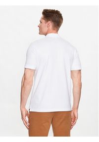 Calvin Klein Polo K10K111196 Biały Regular Fit. Typ kołnierza: polo. Kolor: biały. Materiał: bawełna