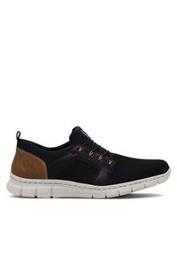 Rieker Sneakersy B7796-00 Czarny. Kolor: czarny. Materiał: materiał