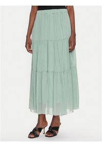 Dixie Spódnica maxi G207W007A Zielony Regular Fit. Kolor: zielony. Materiał: jedwab