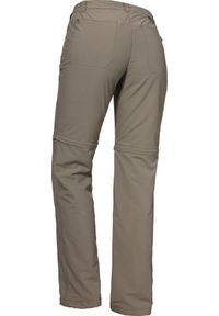 SCHÖFFEL - Spodnie trekkingowe damskie Schöffel Santa Fe Zip Off. Kolor: brązowy. Materiał: nylon. Sport: turystyka piesza