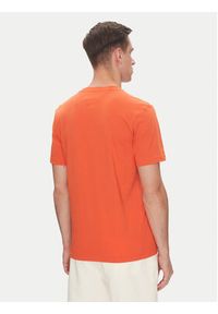 TOMMY HILFIGER - Tommy Hilfiger T-Shirt Brand Love MW0MW40324 Pomarańczowy Regular Fit. Kolor: pomarańczowy. Materiał: bawełna