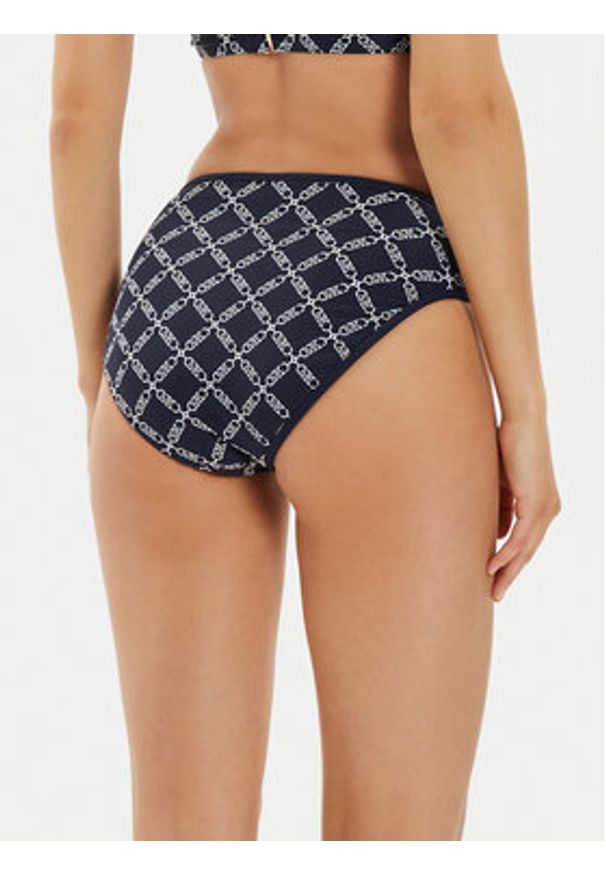 MICHAEL Michael Kors Dół od bikini MM7N066 Granatowy. Kolor: niebieski. Materiał: syntetyk