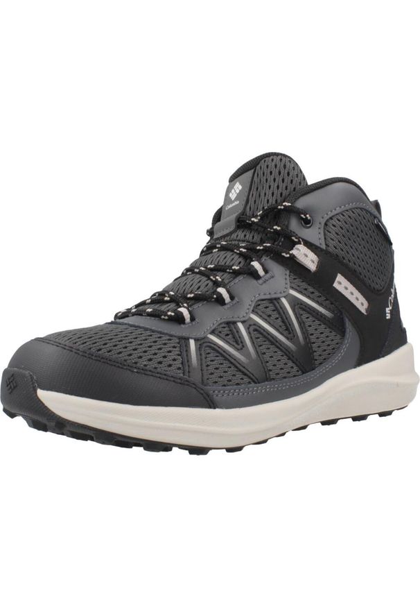 columbia - Buty COLUMBIA YOUTH PEAKFREAK RUSH MID Szary. Okazja: na co dzień. Kolor: szary. Materiał: syntetyk, tkanina