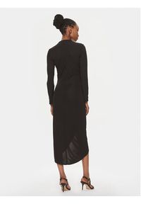 Rinascimento Sukienka koktajlowa CFC0019322002 Czarny Regular Fit. Kolor: czarny. Materiał: syntetyk. Styl: wizytowy