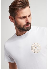 Versace Jeans Couture - T-shirt męski z logo VERSACE JEANS COUTURE