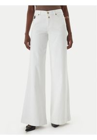 Versace Jeans Couture Jeansy 80HAB561 CEWCA Biały Wide Leg. Kolor: biały #1