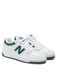 New Balance Sneakersy BB480LNG Biały. Kolor: biały. Materiał: skóra