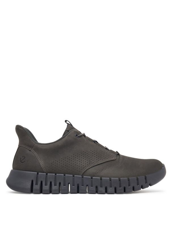 ecco - ECCO Sneakersy 52530402308 Czarny. Kolor: czarny. Materiał: skóra, nubuk
