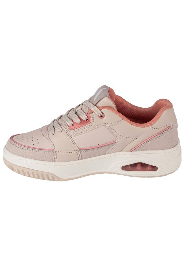 skechers - Buty sportowe Sneakersy damskie, Skechers Uno Court - Courted Style. Kolor: pomarańczowy. Materiał: tkanina, materiał, skóra, syntetyk