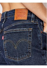 Levi's® Szorty jeansowe 501® Original 56327-0222 Granatowy Regular Fit. Kolor: niebieski. Materiał: jeans, bawełna #4
