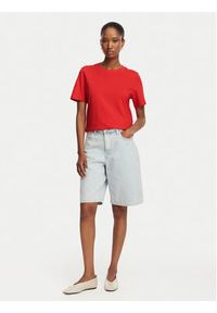 Vero Moda T-Shirt Paulina 10316991 Różowy Regular Fit. Kolor: różowy. Materiał: bawełna #4
