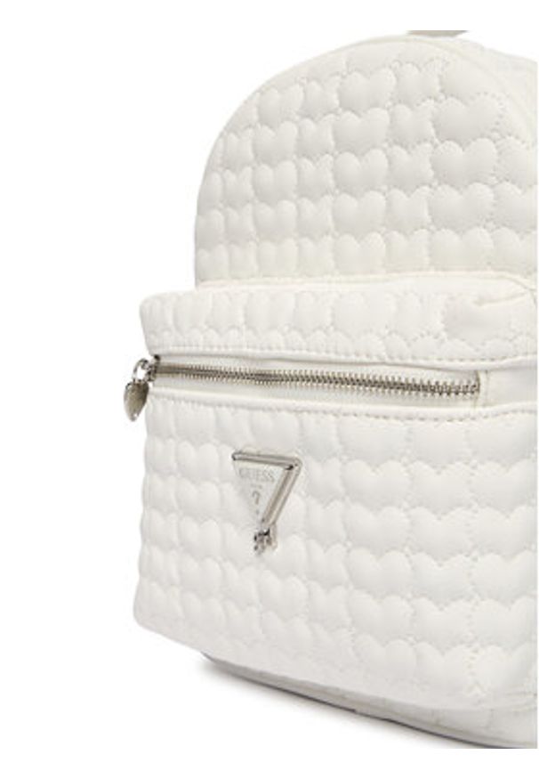 Guess Plecak J6GZ00 WHEG0 Biały. Kolor: biały. Materiał: skóra