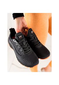 Tekstylne sneakersy DK czarne. Kolor: czarny #6