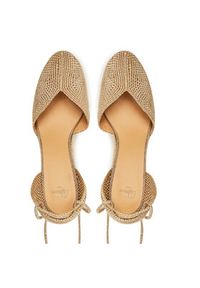 Castañer Espadryle Cora/8ED/256 025535 Beżowy. Kolor: beżowy. Materiał: materiał #4
