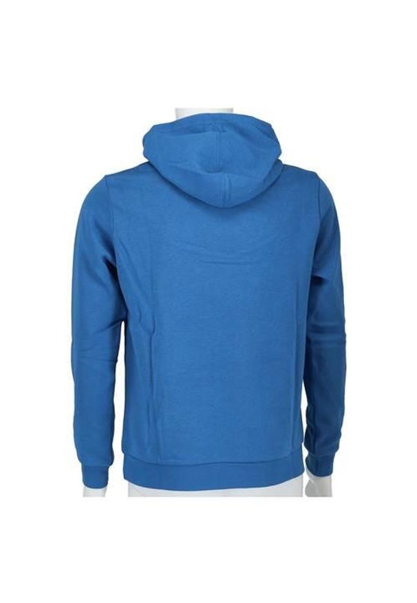 Bluza sportowa chłopięca Champion Big Logo Print. Typ kołnierza: kaptur. Kolor: niebieski. Wzór: nadruk. Styl: sportowy