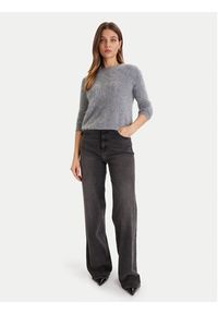 ViCOLO Sweter 22066F Szary Regular Fit. Kolor: szary. Materiał: kaszmir