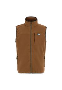 Regatta - Męska Kamizelka Polarowa Frankie. Kolor: brązowy. Materiał: polar #1
