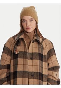 Calvin Klein Czapka Emblem LV04D8013G Beżowy. Kolor: beżowy. Materiał: kaszmir