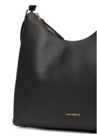 Coccinelle Torba BOHEME GRANA DOUBLE Czarny. Kolor: czarny. Materiał: skórzane #4