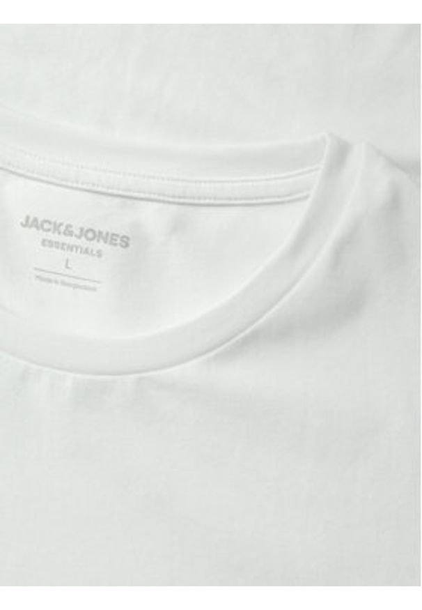 Jack & Jones - Jack&Jones T-Shirt Perfect 12268229 Biały Regular Fit. Kolor: biały. Materiał: bawełna