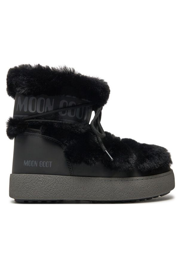 Moon Boot Śniegowce Ltrack Tube Faux-Fur 80D2450130 Czarny. Kolor: czarny. Materiał: skóra