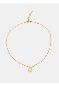 Sinsay - Naszyjnik z zawieszką w kształcie łezki - złoty. Materiał: złote. Kolor: złoty