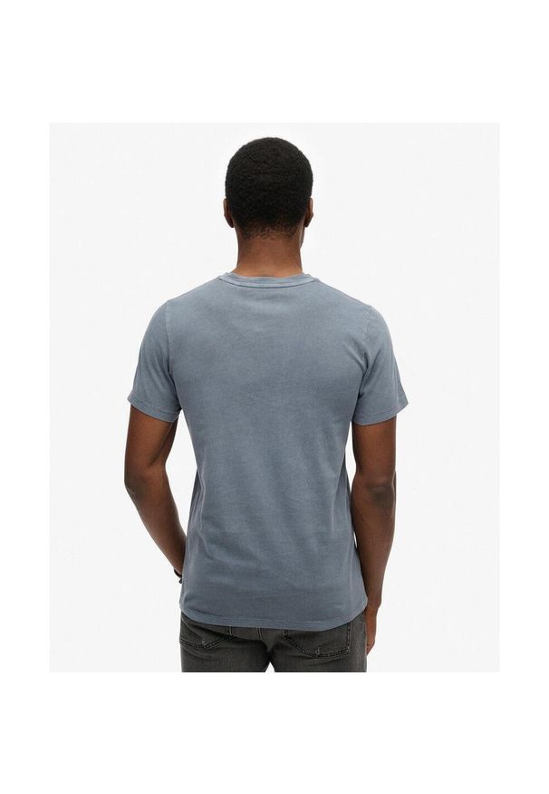 Koszulka z kieszonką Superdry Classic Essential. Kolor: niebieski