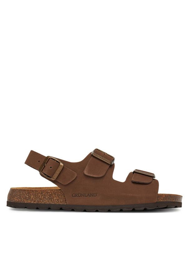Sandały Grünland. Kolor: brązowy