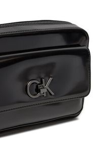 Calvin Klein Torebka Re-Lock Camera K60K612544 Czarny. Kolor: czarny. Materiał: skórzane #4