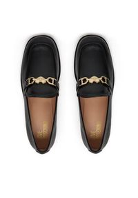 Love Moschino - LOVE MOSCHINO Loafersy JA10012G1MIA0000 Czarny. Kolor: czarny. Materiał: skóra #3