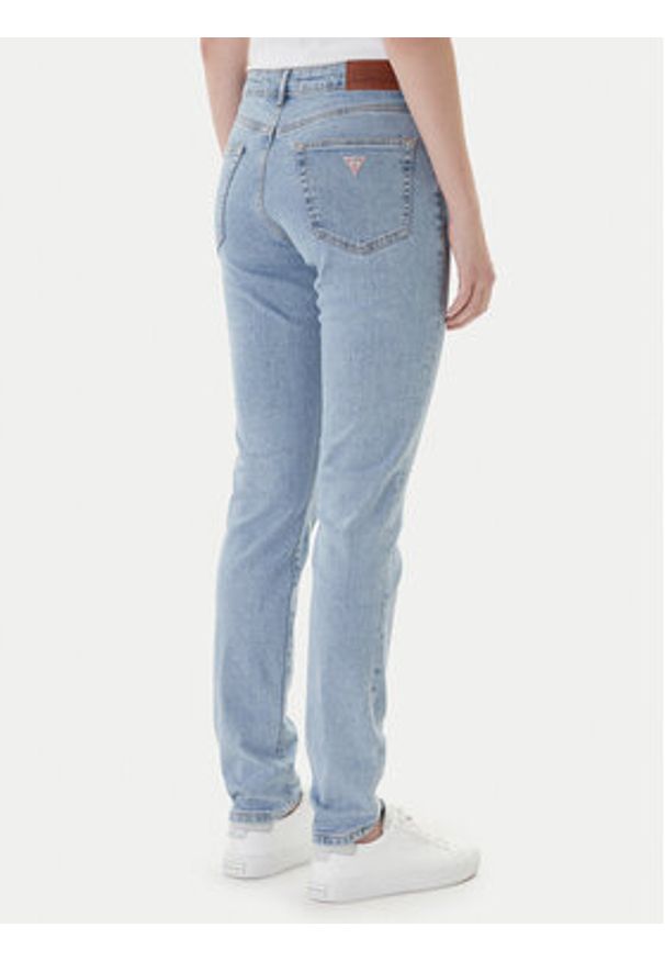 Guess Jeans Jeansy W4YA92 D5CB3 Niebieski Slim Fit. Kolor: niebieski