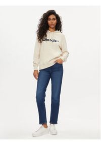 Wrangler Bluza 112350335 Écru Regular Fit. Materiał: bawełna