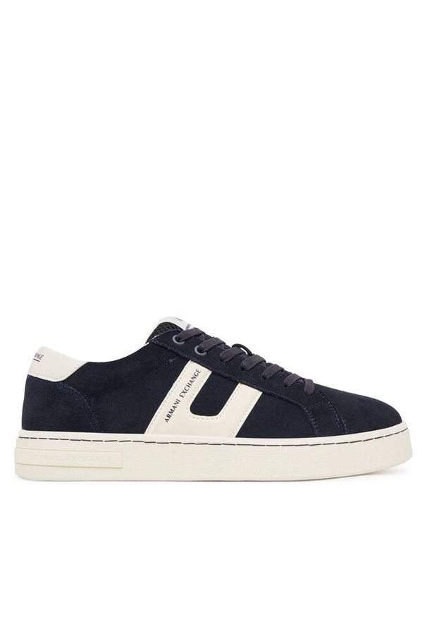 Sneakersy Armani Exchange. Kolor: niebieski