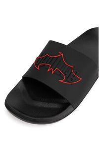 Batman Klapki AW24-143WBBAT Czarny. Kolor: czarny. Materiał: materiał. Wzór: motyw z bajki #6