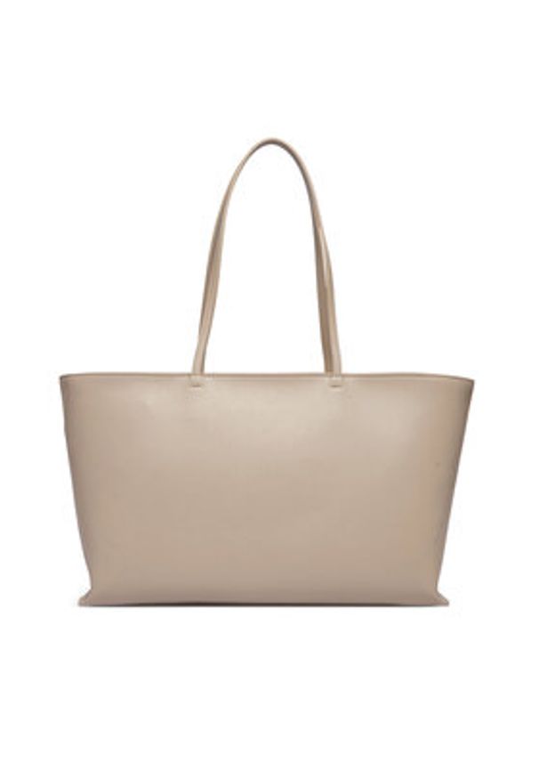 Tommy Jeans Torebka Tjw Must Tote AW0AW18455 Beżowy. Kolor: beżowy. Materiał: skórzane