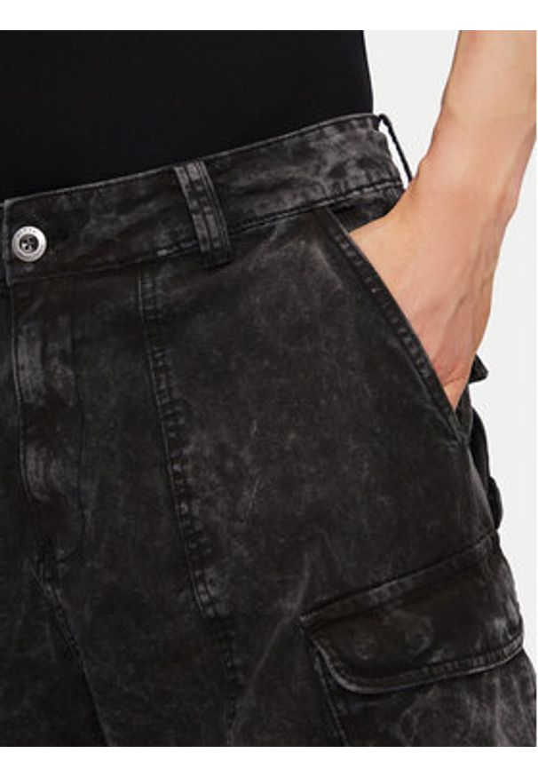 Alpha Industries Jeansy Canvas Acid Pant 156212 Czarny Regular Fit. Kolor: czarny