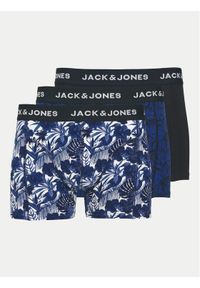 Jack & Jones - Jack&Jones Komplet 3 par bokserek Dexter 12267054 Niebieski. Kolor: niebieski. Materiał: bawełna