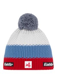 Czapka dziecięca Eisbar Star Pompon MÜ SA. Kolor: czerwony. Materiał: wełna. Styl: sportowy #1